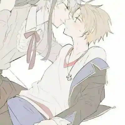 漂亮二次元男女恋人头像