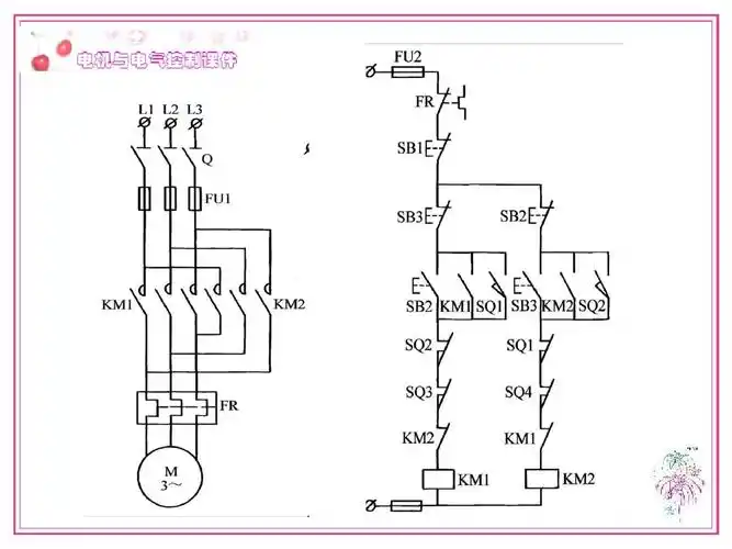 电子技术王兆安 电动机制动控制线路 三相异步电动机正反转控制电路