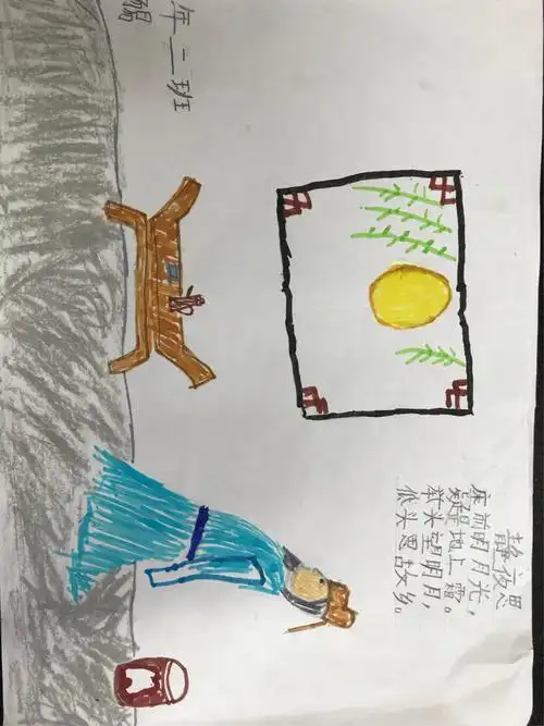 们心中场景的理解更自然,信手拈来,一幅幅月夜思乡图呈现在我们面前