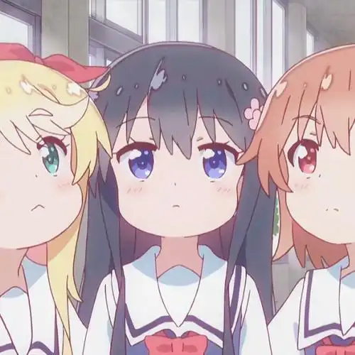 动漫闺蜜头像~三人可爱(番名:天使降临到我身边)