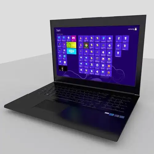 3d三星笔记本电脑模型素材_北极熊素材库