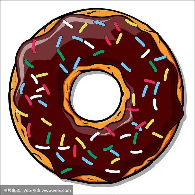 卡通甜甜圈