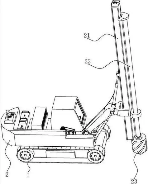儿童钻地机简笔画