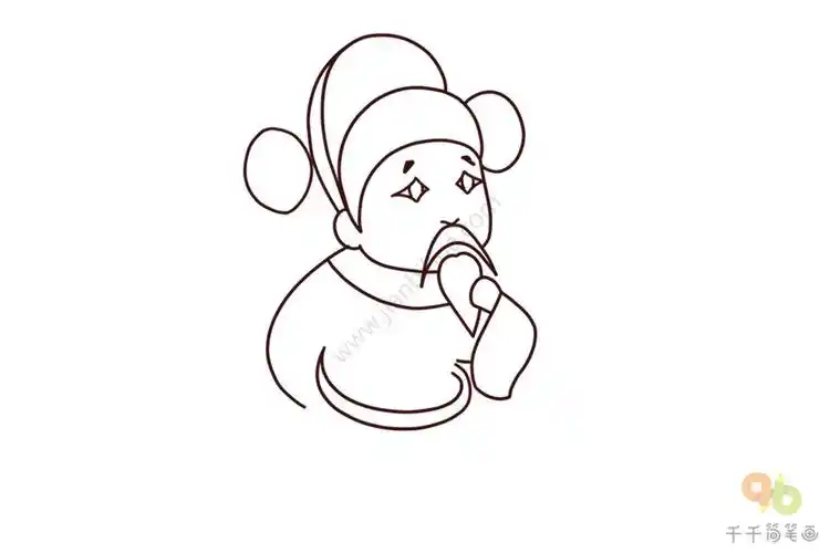 京剧《审头刺汤》 汤勤简笔画图片_戏曲人物大全简笔画