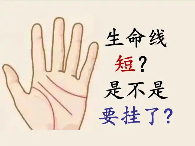 我生命线短,我是不是短命人?