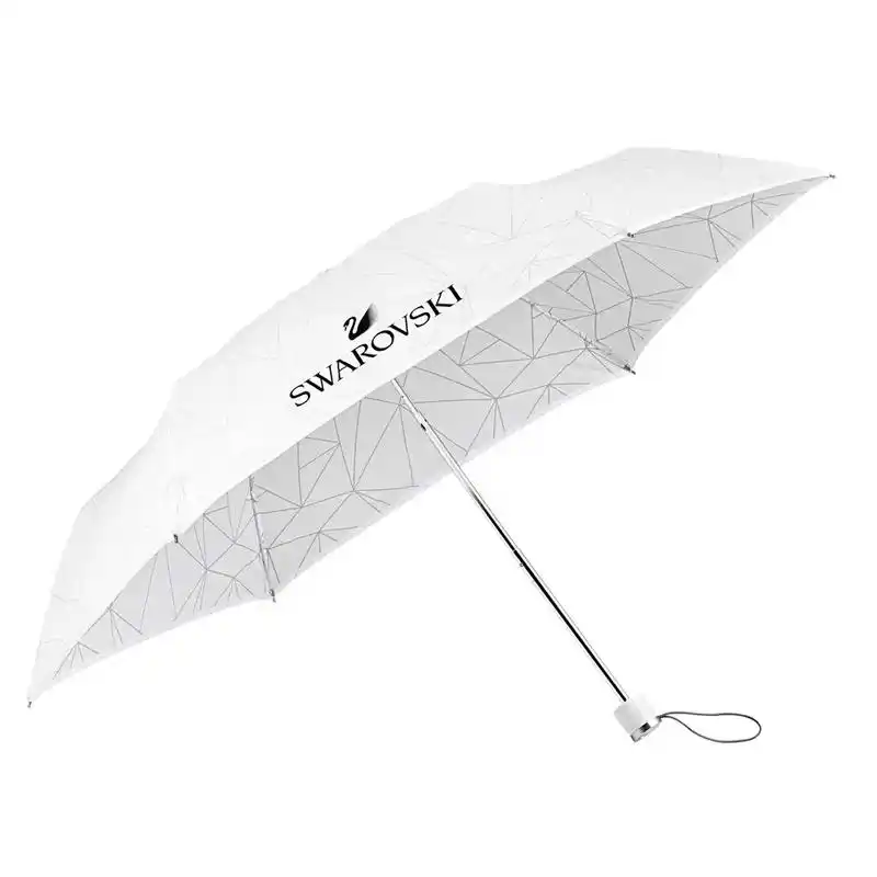 施华洛世奇水晶雨伞白色
