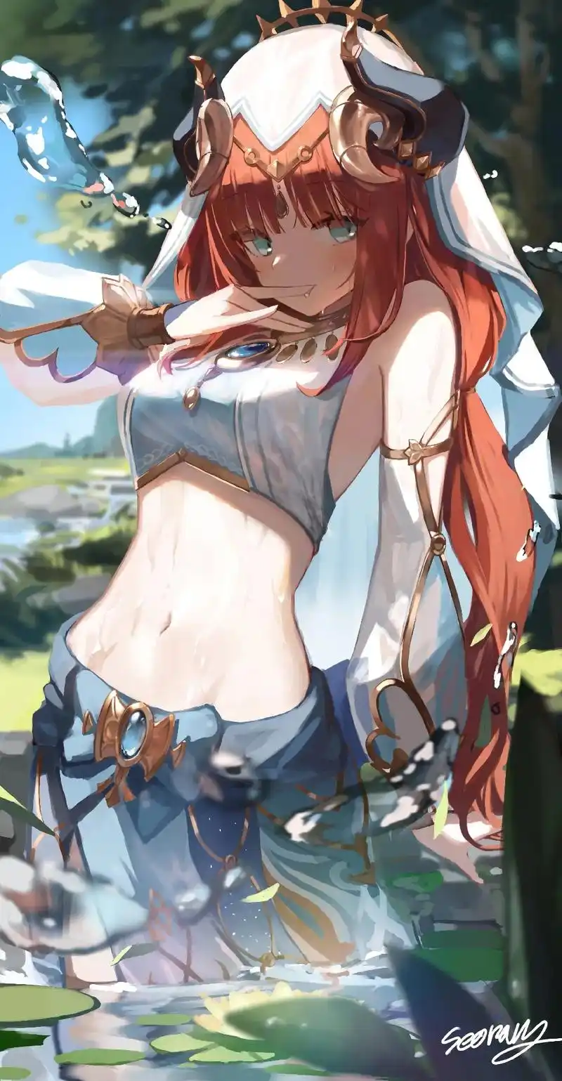 原神壁纸 #动漫老婆 #尼露 - 抖音