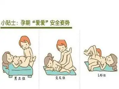 孕期同房姿势配图
