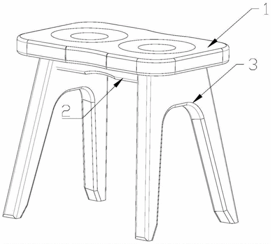 一种可拆卸板凳的制作方法