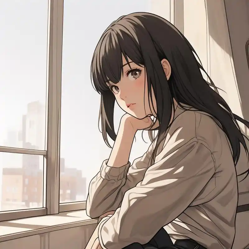 治愈系动漫女生头像94