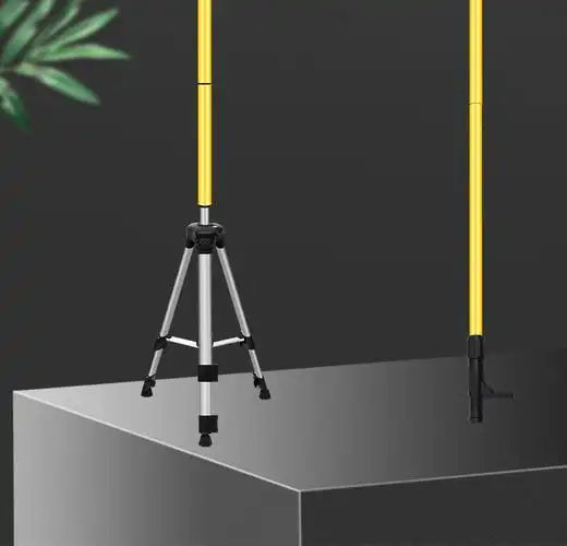 水平仪支架伸缩杆3米三角架水平仪上墙支架激光水平仪升降支撑杆支架