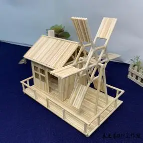 一次性筷子手工diy材料包林间小房系列立体模型圣诞节新品上架