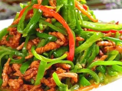 割烹·明川日本料理·铁板烧割烹·明川日本料理·铁板烧青椒肉丝1份