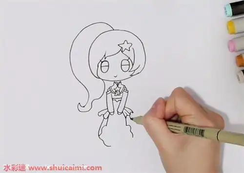 雅雅公主怎么画雅雅公主简笔画步骤