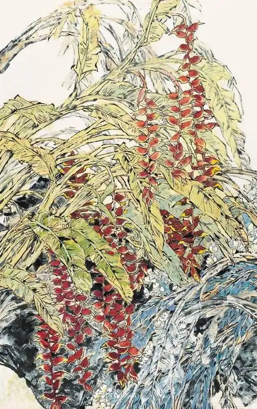 走进花鸟画家李雪松生气勃发的"植物王国"_山东站_中华网