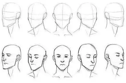 零基础初学者漫画头部手绘教程 - 半次元 - acg爱好者社区