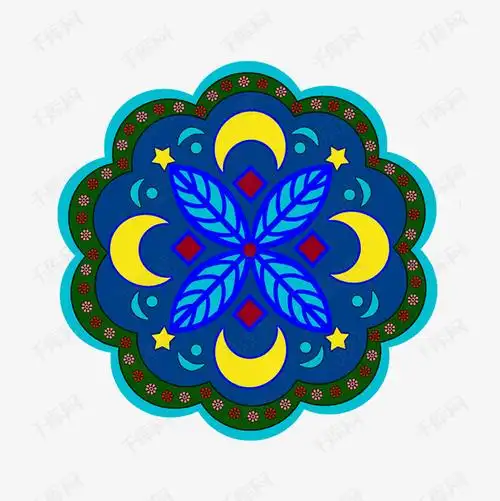 免抠元素 民族风边框 中国少数民族花纹图案版权可商用有保障