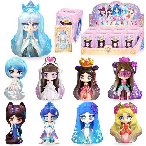 叶罗丽盲盒公仔灵公主白光莹冰公主颜爵菲灵随机出隐藏款女孩玩偶玩具