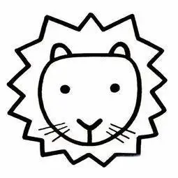 小动物头像简笔画哭