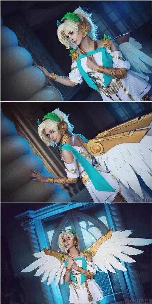 守望先锋胜利女神天使 cos