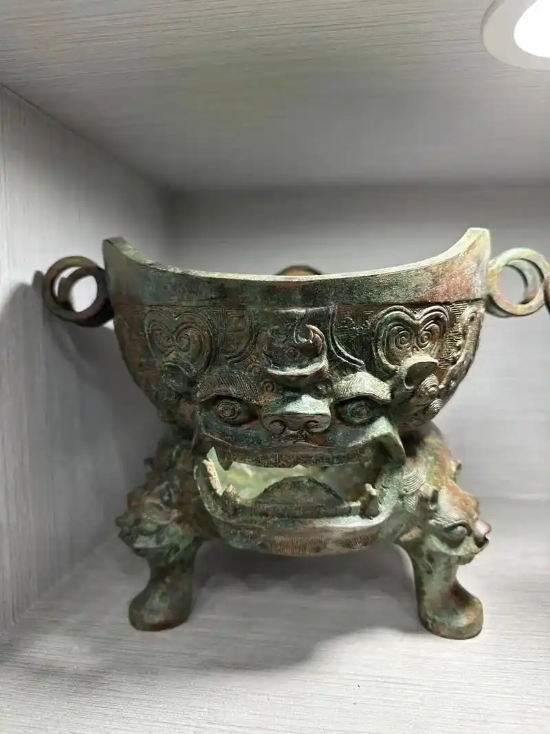 河南仿古青铜器黑漆古锈自产自销一条龙服务,欢迎光临厂里,店里 - 抖