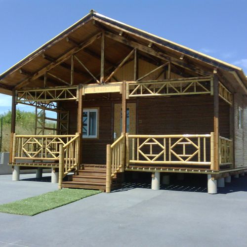 0成交0件竹房屋亭廊竹编织装饰设计施工梦幻休闲度假竹屋竹子建