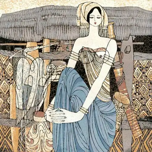 31张云南重彩装饰画