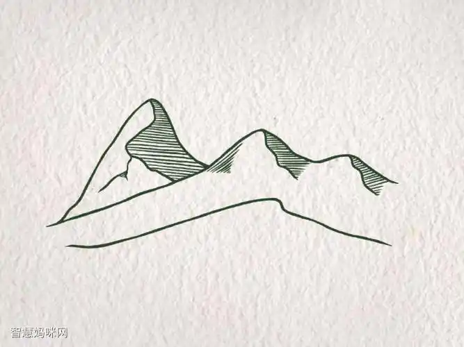 超级简单的沙漠风景简笔画-图8