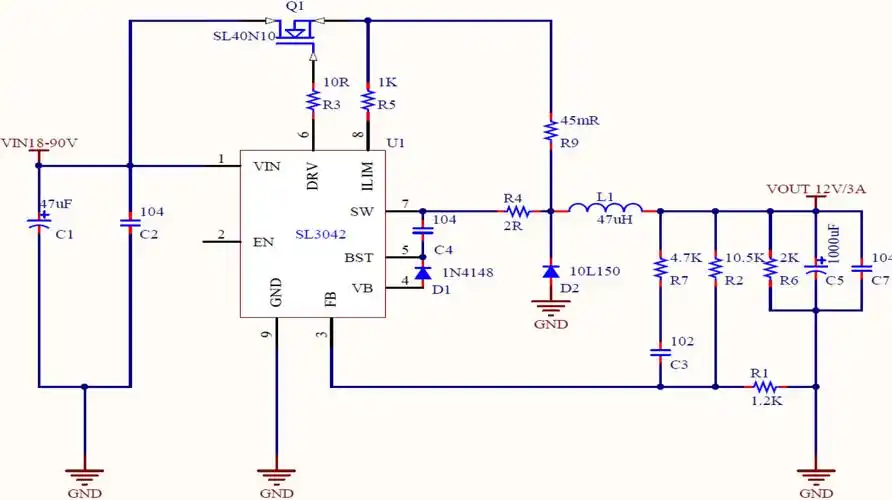 dcdc24v36v48v60v72v100v转12v通用电动车转换器