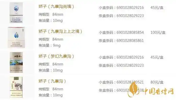 七度空间338多少钱一包_九寨沟娇子香烟价格查询 娇子九寨沟多少钱一