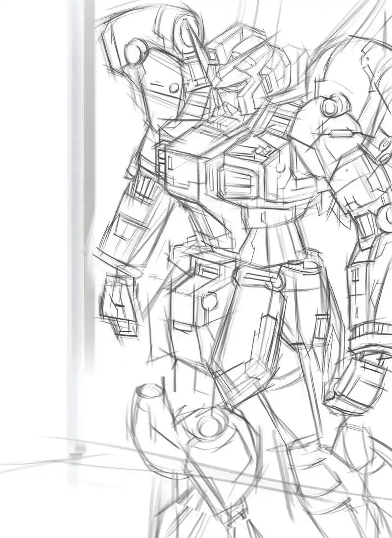 gundam go04#画画 #板绘 #高达 #画画 #绘画 - 抖音