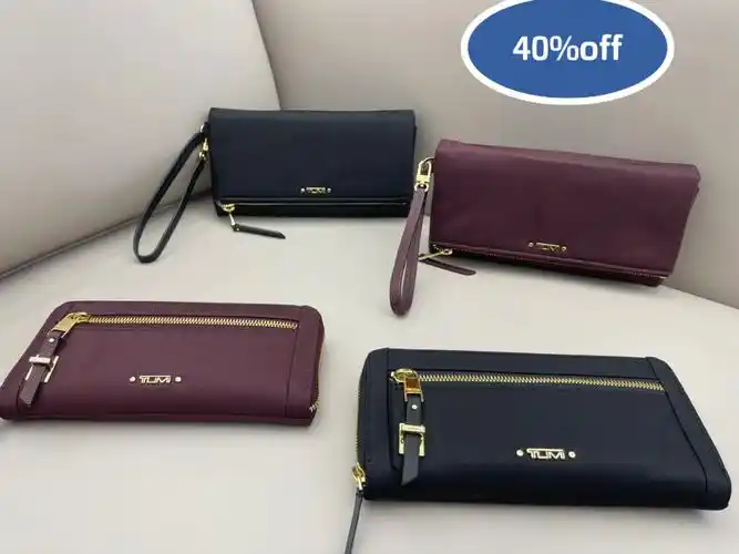 tumi女士钱包也太好看了吧