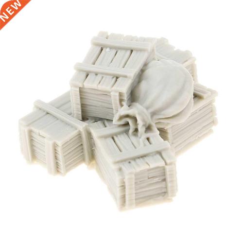 1/5 scale resin crates & bag modeling miniature landscap