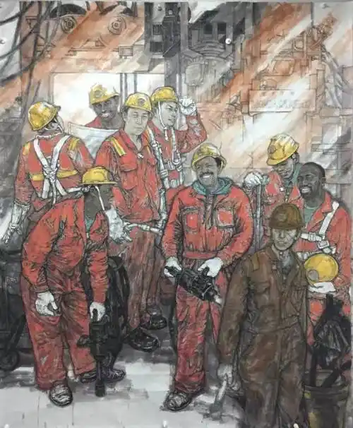 美山》——王加福《乐居图》——王加福成立地址:厦漳油画城画展地址