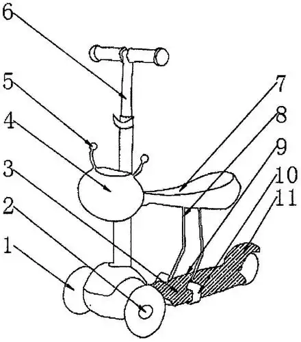 一种新型儿童滑板车-爱企查