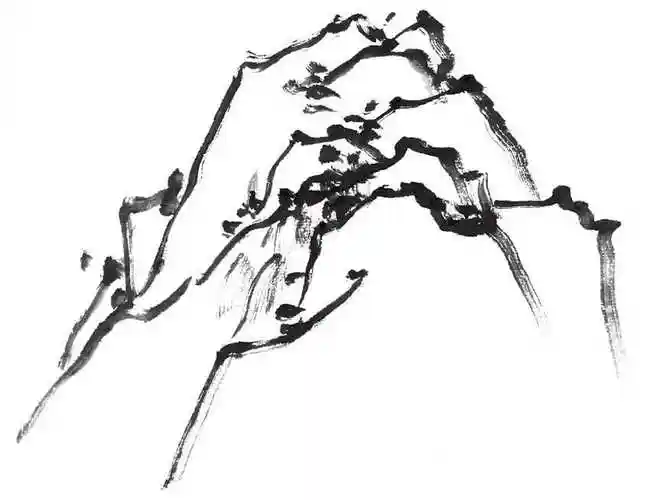 教你3种山的画法,简单易学,学会画山很简单