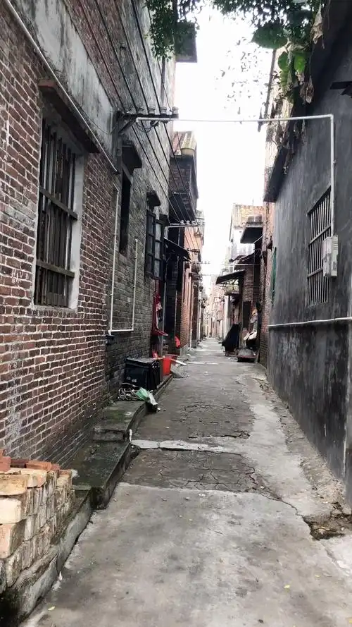 东莞的小巷子,白天没人