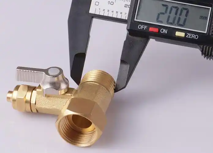 净水器进水三通球阀铜三通4转2分3分pe管阀门铜一体开关自来水 4分单