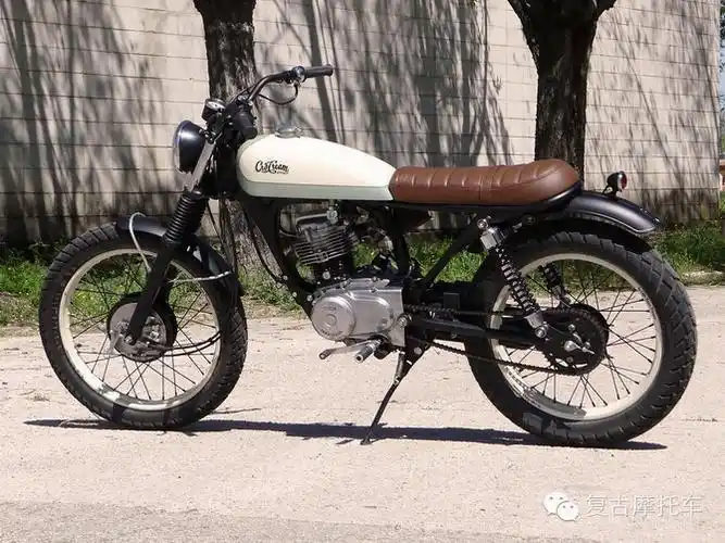 复古机车本田cg125改装鉴赏