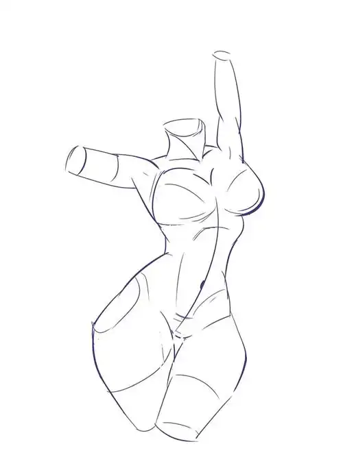 画画  #身材比例  #白菜价约稿