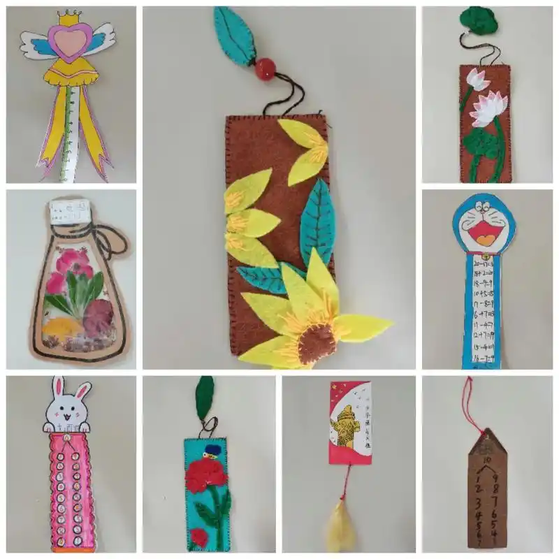 孩子们的创意书签 - 抖音