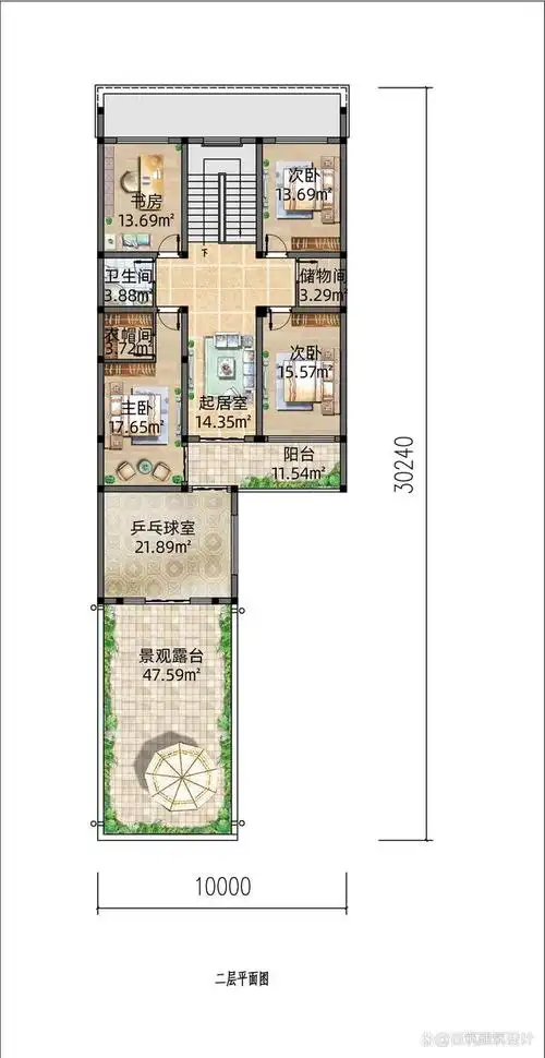 别墅图纸|10×30的窄长户型如何设计