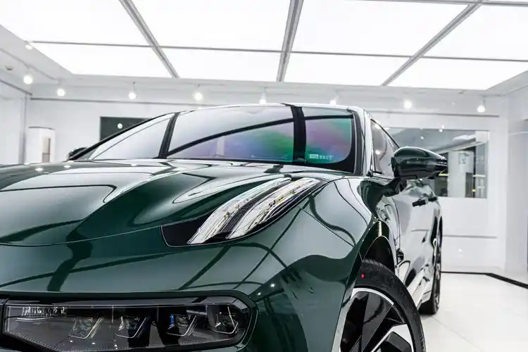 西安贴膜-极氪001松石绿改色-西安魔度汽车贴膜__凤凰网