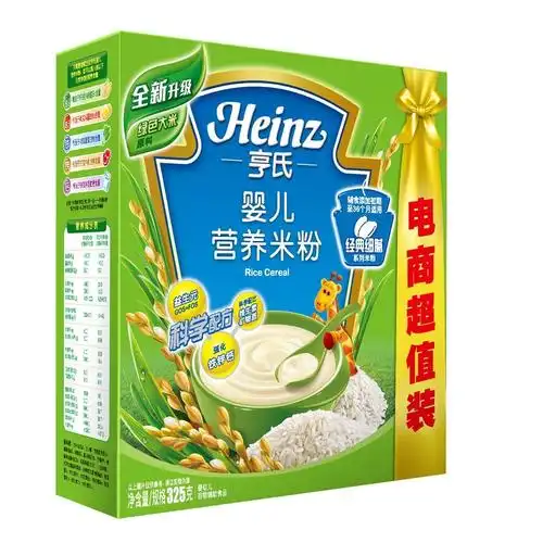 亨氏heinz 婴儿营养米粉(电商超值装) 325g/盒