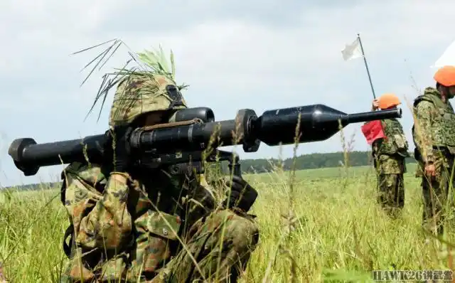 "铁拳3"火箭筒是日本陆自基层部队重要的反坦克火力.