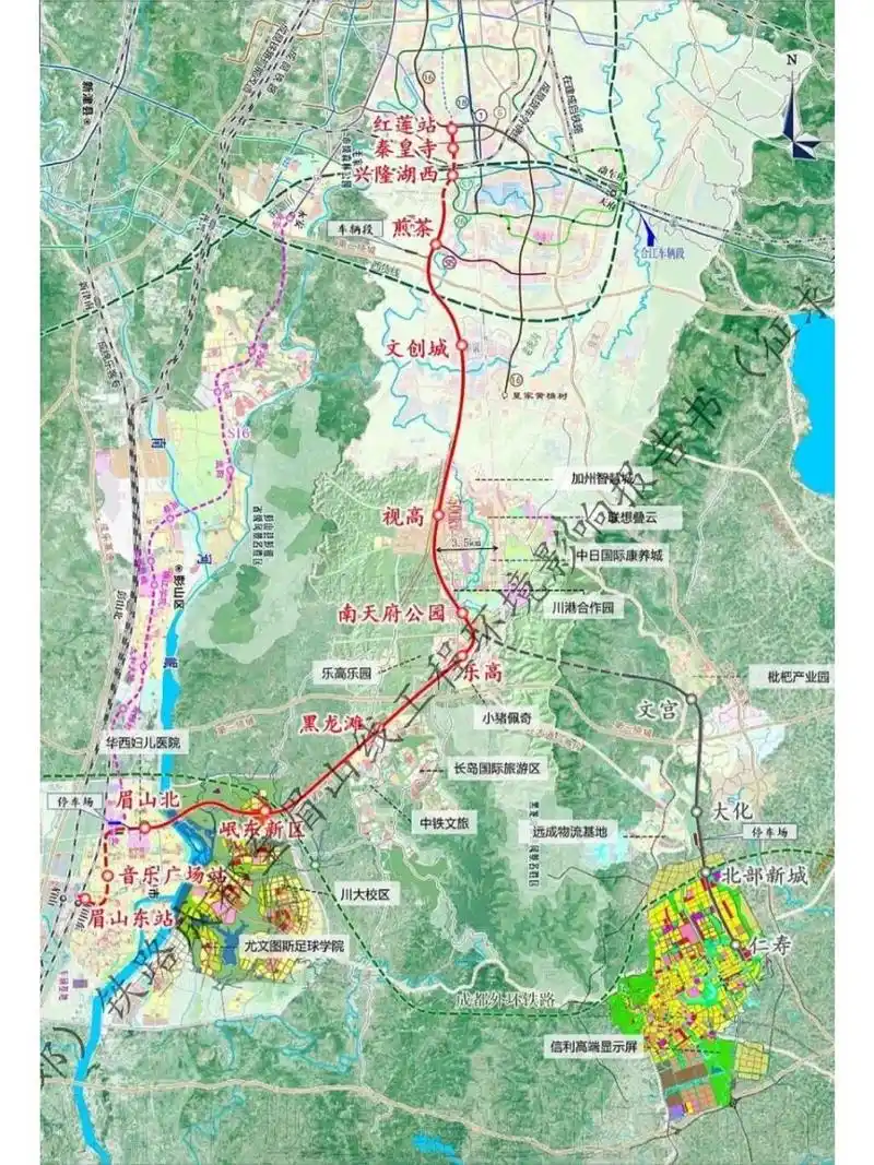 成都到眉山的s5号线,高峰期6分钟一趟,发车时间据说是早上5:30到蜕舷