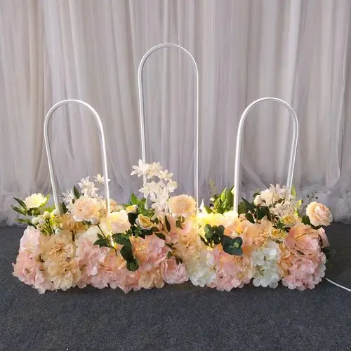 新款婚庆道具路引爱的n次方路引婚礼灯光路引舞台绢花发光路引