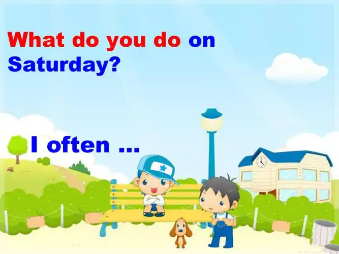 英语unit4whatdoyoudoonsaturdaypartbppt课件含教案音频素材公开课