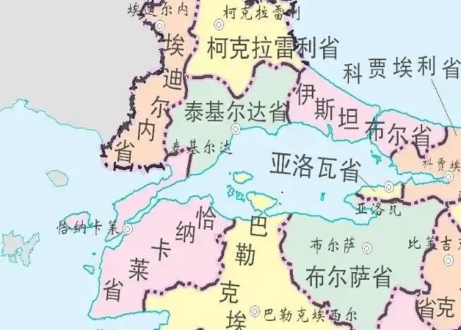 塞浦路斯地图中文版