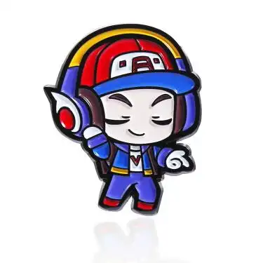 王者荣耀 小英雄生活系列激萌徽章-鲁班七号款定制胸针可爱卡通动漫
